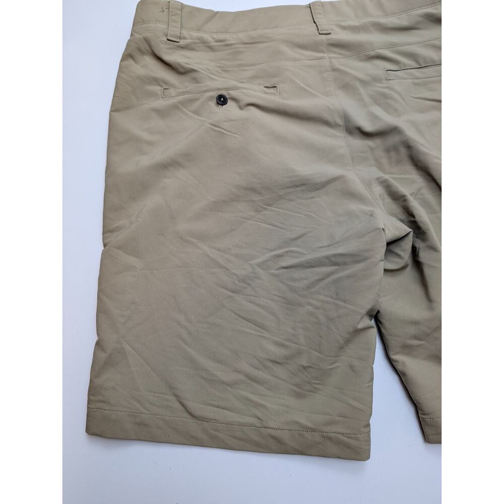 Under Armour Matchplay Shorts Men's 38 Tan Khaki Mid Rise Stretch Performance - Picture 15 of 16